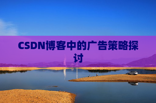 CSDN博客中的广告策略探讨